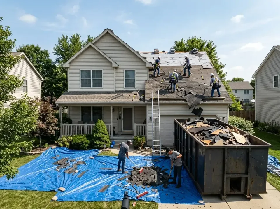 roof-replacement-debris-remova-004 — frequently asked questions, Cheapest Dumpster Rentals in Dyersville, IA